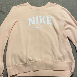 Pink Nike sweatshirt